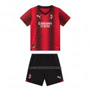 Camiseta AC Milan Primera Nino 2023-24