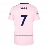 Camiseta Arsenal Jugador Saka Tercera 2022-23