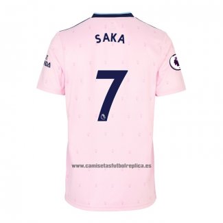 Camiseta Arsenal Jugador Saka Tercera 2022-23
