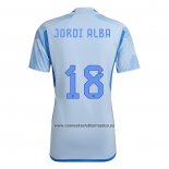 Camiseta Espana Jugador Jordi Alba Segunda 2022