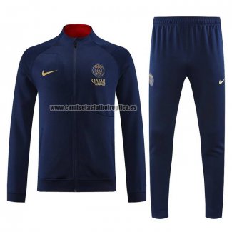 Chandal de Chaqueta del Paris Saint-Germain 2023-24 Azul