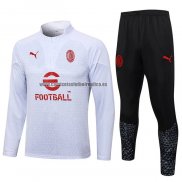 Chandal de Sudadera del AC Milan 2023-24 Blanco