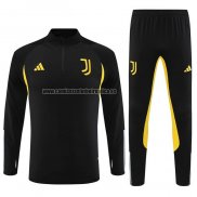 Chandal de Sudadera del Juventus Nino 2023-24 Negro