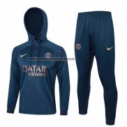 Chandal de Sudadera del Paris Saint-Germain 2023-24 Azul Oscuro