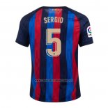 Camiseta Barcelona Jugador Sergio Primera 2022-23