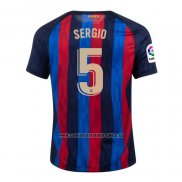 Camiseta Barcelona Jugador Sergio Primera 2022-23