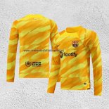 Camiseta Barcelona Portero Manga Larga 2023-24 Amarillo