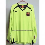 Camiseta Barcelona Segunda Manga Larga Retro 2005-2006