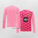 Camiseta Borussia Dortmund Portero Manga Larga 2020-21 Rosa