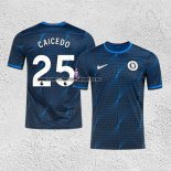 Camiseta Chelsea Jugador Caicedo Segunda 2023-24