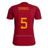 Camiseta Espana Jugador Sergio Primera 2022