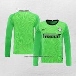 Camiseta Inter Milan Portero Manga Larga 2020-21 Verde
