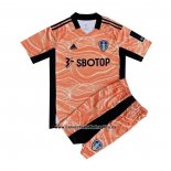 Camiseta Leeds United Portero Nino 2021-22 Naranja