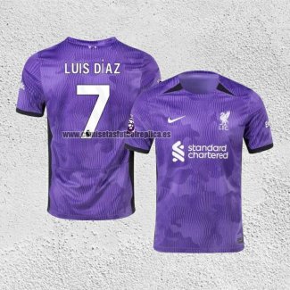 Camiseta Liverpool Jugador Luis Diaz Tercera 2023-24