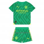 Camiseta Manchester City Portero Nino 2023-24 Verde