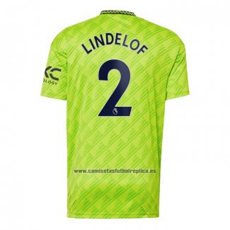 Camiseta Manchester United Jugador Lindelof Tercera 2022-23