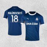Camiseta Olympique Marsella Jugador Malinovskyi Segunda 2023-24
