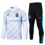 Chandal de Sudadera del Argentina Nino 2023-24 Blanco