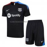 Chandal del Barcelona Manga Corta 2023-24 Negro - Pantalon Corto