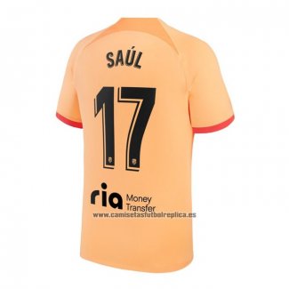 Camiseta Atletico Madrid Jugador Saul Tercera 2022-23