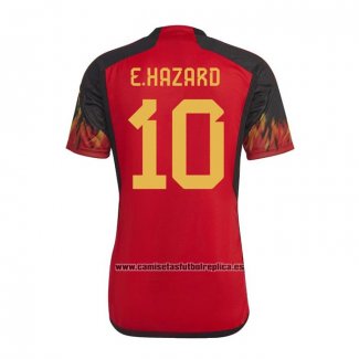 Camiseta Belgica Jugador E.Hazard Primera 2022