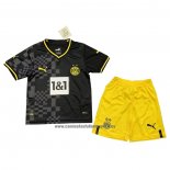 Camiseta Borussia Dortmund Segunda Nino 2022-23