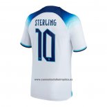 Camiseta Inglaterra Jugador Sterling Primera 2022