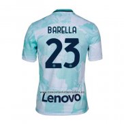 Camiseta Inter Milan Jugador Barella Segunda 2022-23