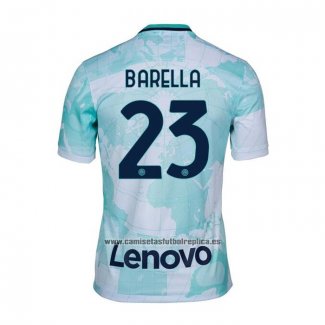 Camiseta Inter Milan Jugador Barella Segunda 2022-23