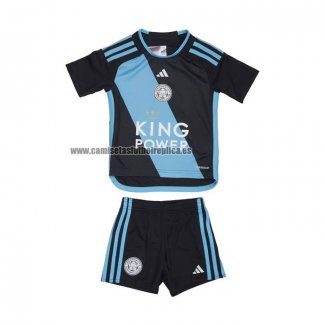 Camiseta Leicester City Segunda Nino 2023-24