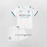 Camiseta Manchester City Segunda Nino 2021-22