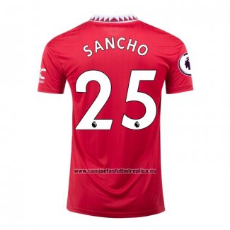 Camiseta Manchester United Jugador Sancho Primera 2022-23