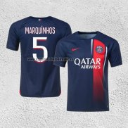 Camiseta Paris Saint-Germain Jugador Marquinhos Primera 2023-24