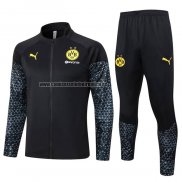 Chandal de Chaqueta del Borussia Dortmund 2023-24 Negro