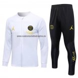 Chandal de Chaqueta del Paris Saint-Germain Jordan Nino 2023-24 Blanco