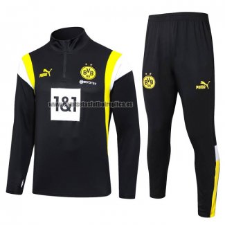 Chandal de Sudadera del Borussia Dortmund 2023-24 Negro