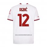 Camiseta AC Milan Jugador A.Rebic Segunda 2022-23