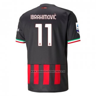 Camiseta AC Milan Jugador Ibrahimovic Primera 2022-23