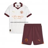 Camiseta Manchester City Segunda Nino 2023-24