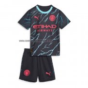 Camiseta Manchester City Tercera Nino 2023-24