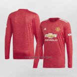 Camiseta Manchester United Primera Manga Larga 2020-21