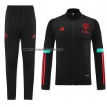 Chandal de Chaqueta del Manchester United 2023-24 Negro