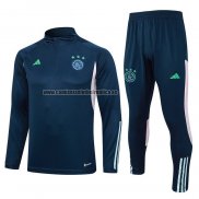 Chandal de Sudadera del Ajax 2023-24 Azul
