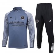 Chandal de Sudadera del Inter Miami 2023-24 Gris