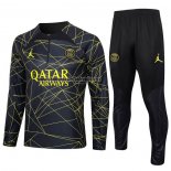 Chandal de Sudadera del Paris Saint-Germain Jordan 2023-24 Negro