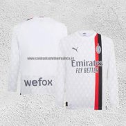 Camiseta AC Milan Segunda Manga Larga 2023-24