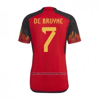 Camiseta Belgica Jugador De Bruyne Primera 2022