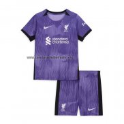 Camiseta Liverpool Tercera Nino 2023-24