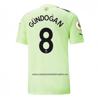 Camiseta Manchester City Jugador Gundogan Tercera 2022-23