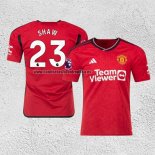 Camiseta Manchester United Jugador Shaw Primera 2023-24